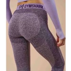 Gymshark Flex Leggings - Purple Marl/Soft Lilac